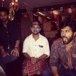 Ashwin Kakumanu Instagram - When the country is celebrating #diwali, & you're the only one who dresses up for #Halloween. When the party's over and people are tired, but the nights still young for you. Then you are a #braveheart sid. #realmenwearkilts #halflungi