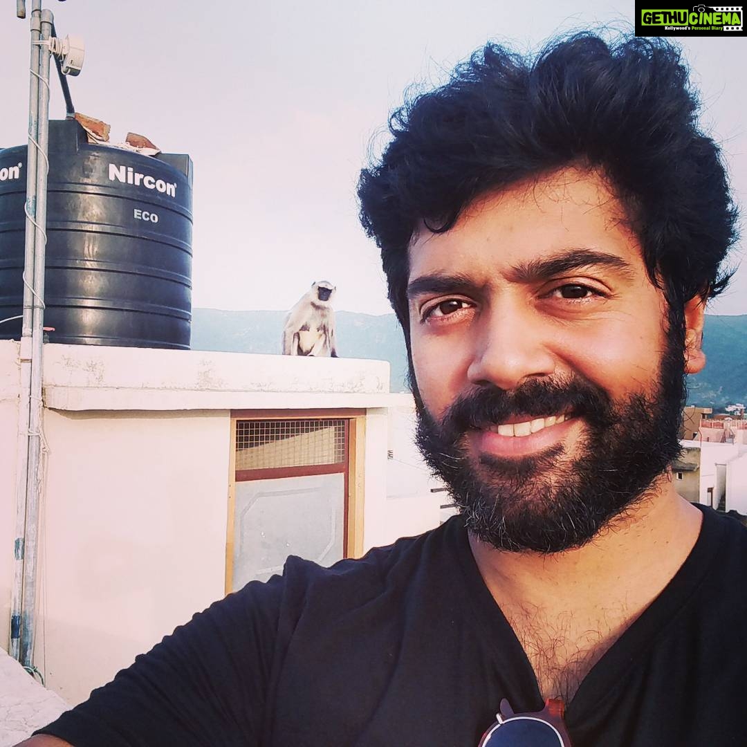 Ashwin Kakumanu Instagram - Just monkeying around.