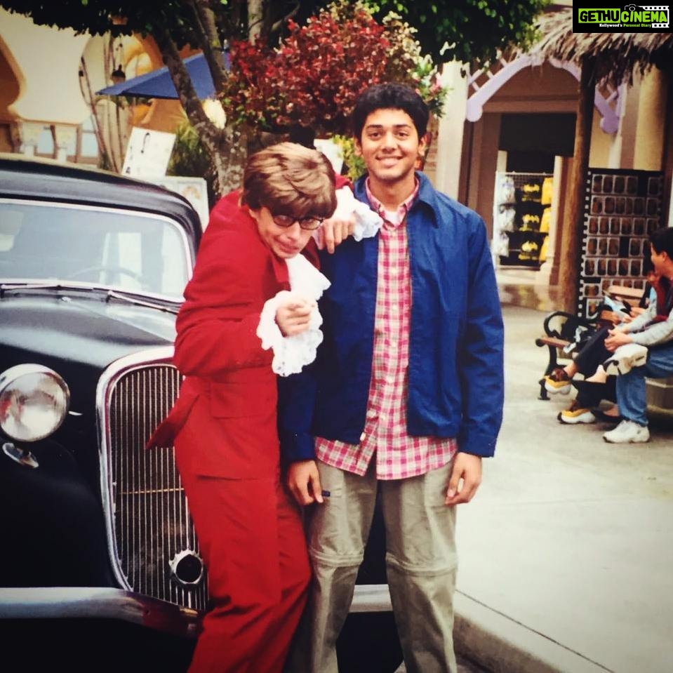Ashwin Kakumanu Instagram - Groovy baby! #throwback visiting universal studios! #austinpowers