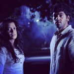 Ashwin Kakumanu Instagram - A still from #Zero. #shivada and I just hanging around the road in the middle of the night. Nothing strange happening. Nothing at all.. #9tozero