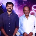 Ashwin Kakumanu Instagram - Had the blessing to take a photo with the legendary Mr. Mahendran sir at the zero audio launch. #mahendransir #Zero ##Blueocean #dhananjayang