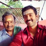 Ashwin Kakumanu Instagram - Look who it is! With shanmugasundaram sir
