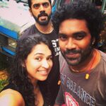 Ashwin Kakumanu Instagram - And that's me photo bombing Danny and misha