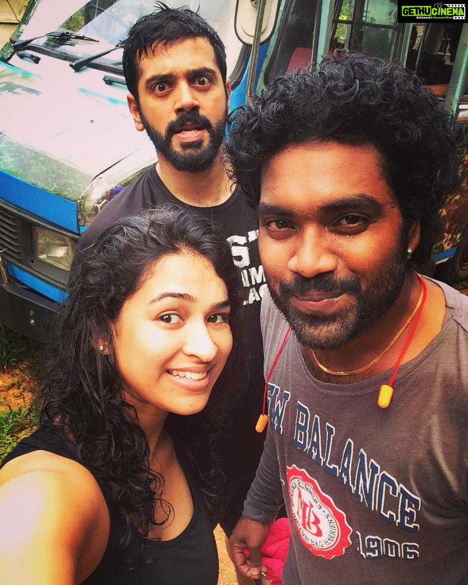 Ashwin Kakumanu Instagram - And that's me photo bombing Danny and misha