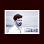 Ashwin Kakumanu Instagram - #Ajithkumarphotography #hooghlybridge #thala56 #BW Got clicked by Ajith sir during shoot :)