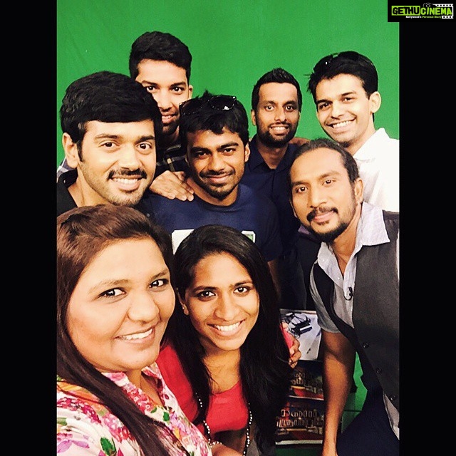 Ashwin Kakumanu Instagram - On the show manam thirumbudhe with my friends..Will be airing soon!