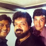 Ashwin Kakumanu Instagram - Idhaaba shooting with sathish and pattibabu