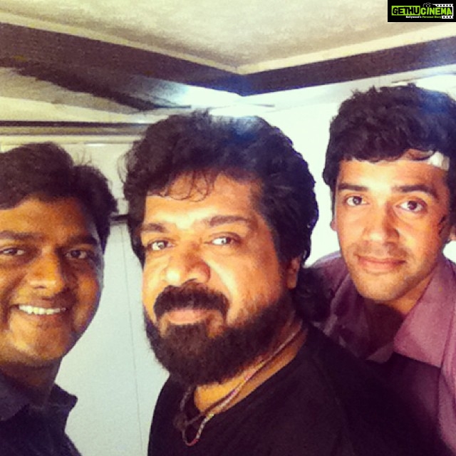Ashwin Kakumanu Instagram - Idhaaba shooting with sathish and pattibabu