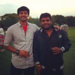Ashwin Kakumanu Instagram - From backbenchers in school to actually doing something.. Met halfway across the world on work after the audio launch
