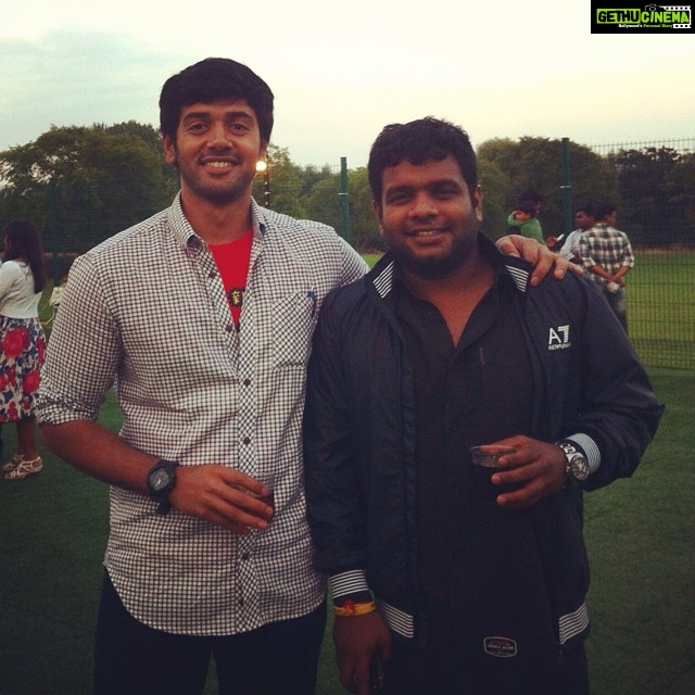 Ashwin Kakumanu Instagram - From backbenchers in school to actually doing something.. Met halfway across the world on work after the audio launch