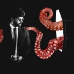 Ashwin Kakumanu Instagram - Um....wut? 🤨 . . . . . #actorslife #surrealism #mixedmedia #southindianartists #okapi #nightmare #conceptart #tentacles #octopus #portals