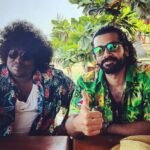 Ashwin Kakumanu Instagram - Bye 2020. We won't miss you. #naangarombabusy #lifesabeach #yogibabu #ashwinkakumanu