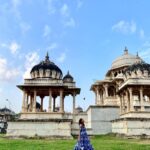 Asmita Sood Instagram - Sunday stroll...🦋 #throwback #traveldiaries #travel #travelxp #showpresenter #udaipur #cenotaphsofindia #aharcenotaphs Ahar Cenotaphs