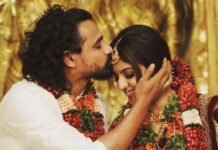 Athmiya Instagram - It’s a Year Sanuu @sanoopknambiar 💐❤️ Taking this opportunity to shower my sincere gratitude and thanks to all dear n near ones who worked hardcore for this" last-minute girl’s" wedding .🙈🙈 I know i dint say it enough to u all.. It all came just wn we needed the most..We cherish all your help immensely 🤗😘 @ans_hautecouture_official (the love weaved in a 6 meters of silk has got all my heart , then, now n forever my favourite saree❤️🤗) @shadul__ashique ❤️ @paris_de_boutique 😘❤️ love from my heart for the reception attire .. i absolutely adored the dress❤️ @_sapnas_makeover Chechii ua the bestest of bests always 😘😘my all time favourite .. wud love recommending u to anyone !!❤️❤️ @prasheeva_k for the Mehandi design ❤️ @blooms_co_ 🤗❤️ u guys we’re as amazing as your beautiful photos @saikiranvs_ ❤️❤️ @amith_s_nadh ❤️ n @owls_group 🤗😍fr managing and coordinating the events so beautifully And many more beautiful souls… I’m still in a dream.. @rafikannadiparamba ❤️,my brother from another mother, how cn i conclude the post without thanking u enough, u beautiful selfless human ,for being there and everywhere!!!!🤗❤️❤️ Everything went amazingly well that days and words fail to express how appreciative we are for everything that you guys did for us 🤗❤️All love…