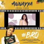 Avika Gor Instagram - Chellemmas! thanks for showering ur love and owning this song. The response filled our hearts !! #Annayya Lyrical Song From #Bro Available On @MangoMusicLabel LINK IN BIO @Naveenchandra212 @avikagor @upadrastasunitha @sanjana.sarathy @saironak @actioncutwithkarthik @shekarchandra.music @poetbb @az_dop @ravichandyelamanchi @jjrentertainments @sttvfilms @sandhya__sabbavarapu @bobby_kosuri @svudukulla @naidu20081989 @viniyardfilms @ashviniyardi @jubinrajeshdesai @armaanajani21 @shimmerentertainment