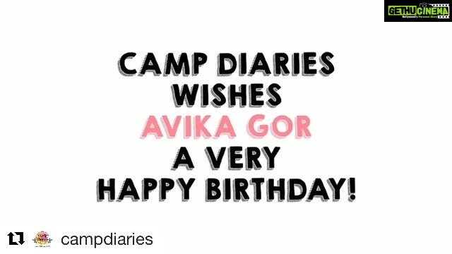 Avika Gor Instagram - I’m so overwhelmed ❤️@campdiaries #thankyou #campdiaries #celebratewithcampdiaries