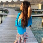Avika Gor Instagram - Sun kissed! Pc @milindchandwani Wearing @angelcroshet_swimwear Location @driftretreat Managed by @pickyourtrail #Maldives #vacation Drift Thelu Veliga, Maldives