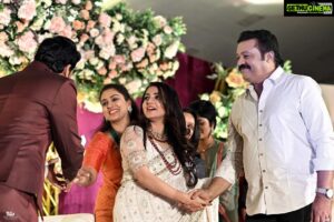 Bhama Instagram - Feeling Truly Blessed by a Legend ♥️☺️
#sureshettan #big brother #love #blessings #my big day