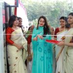 Bhama Instagram - All the very best to the pink team 💞 @glamstudios_in, Kakkanad Let it be a big success nd all my prayers n wishes:) Stay ahead ladies😇👏🏻