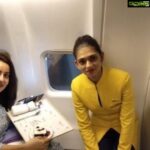 Bhama Instagram - Thank you so much Jet airways team for the Surprise and finding my lost phone in the airport, 🙈😇 My family and my mum truly appreciate your kind assistance throughout I'm definitely looking forward to flying with @jetairways💝 Thank uuu Ankita, Clint @clintelenjickal and Larissa💞🦋 Thanks again #HappyDiwali #JetAirways Kochi, India