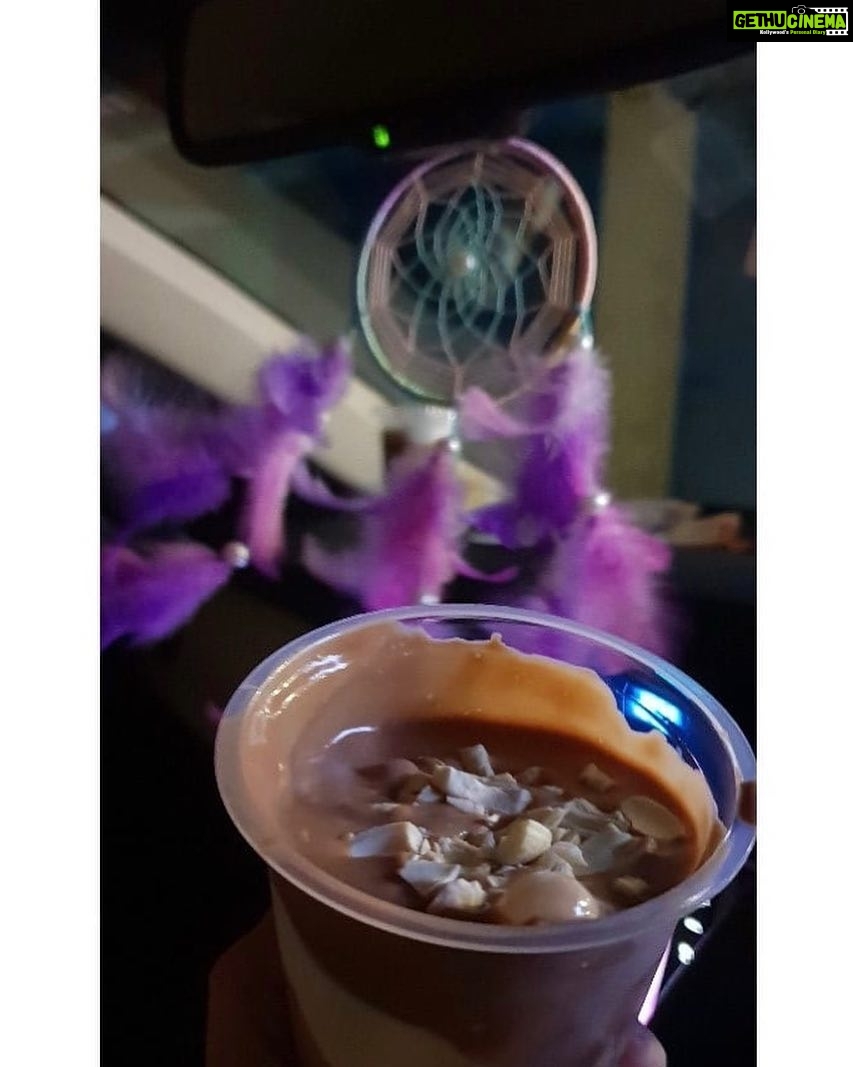 Bhama Instagram - Eat chocolate& Love purple 💜 Caravan Ice Creams