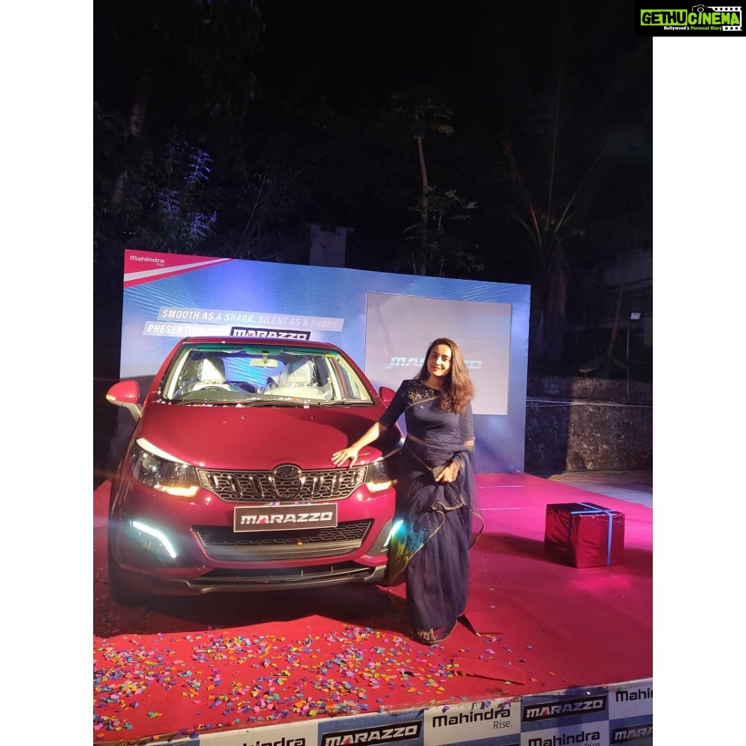 Bhama Instagram - Mahindra marazzo launch function @maria.tiya.maria 💜 Kottayam
