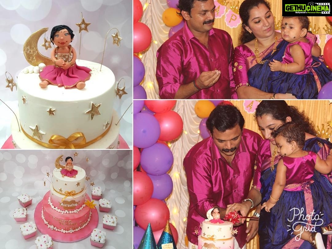 Bhama Instagram - #our little girl #niece #First Birthday Celebration 💕 Aleppey
