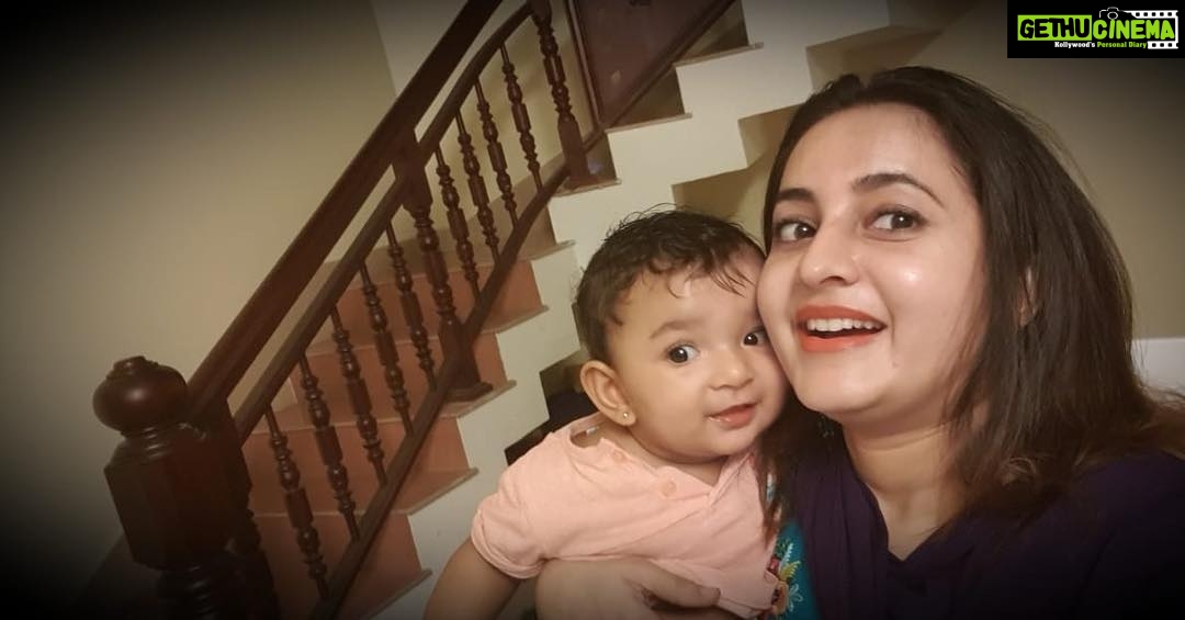 Bhama Instagram - My dear niece,"Aunt" became the coolest word in my life after you were born❤️🍂 #niece #heaven #peekaboo #moments