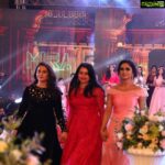 Bhama Instagram - Kerala fashion league season 5, 2018 with my besties @anna_mary_cherian& @shritha_shivadas Wearing Ann Mary cheriyan’s beautiful bridal attire .feeling very happy to associate with my gorgeous designer Ann .💜”MIRA“💜her new designer store will launch soon and I am waiting for that awesome day. Love uuu Ann&Shridha😘 Crowne Plaza Kochi
