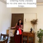 Bhanushree Mehra Instagram - Who else does this? 😂 . . . . . . . . . . #mildil #mrsmehra #daughterinlaw #shoppingspree #beingsneaky #funnyvideos