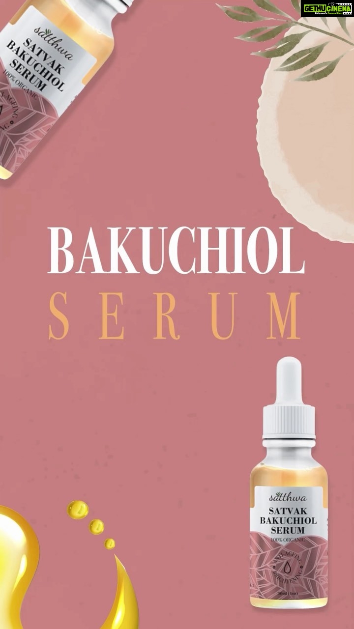 Bhanushree Mehra Instagram - Plant based retinol alternative has gained quite a lot of popularity now as many people with sensitive skin seek out gentler products for skin which are free of harsh chemicals and irritants. Bakuchiol serum by @satthwa helps boost collagen production, reduce fine lines, wrinkles & pigmentation. The texture is very light & watery and only a small amount is needed for the entire face & neck. The best time to use it is at night before bed time. . . . . . #sattwa #bakuchiol #serum #skincare #organic