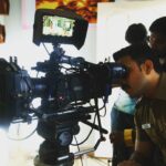 Bharath Instagram - Too much eagerness to see myself in Khakee hence I peeped inside the viewfinder .😁working still from @kaalidasthefilm !! Teaser from July 6th !! 3 more days to go 😁