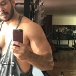 Bharath Instagram – Exhausted !! Summer training @ world’s gym!! 💪🏻😃#summer #heat #workout #chestworkout