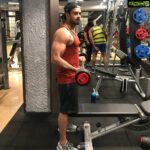 Bharath Instagram – Train hard like a beast else quit !!! 💪🏻💪🏻😀.. happy gymming mode !!