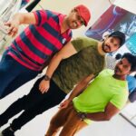 Bharath Instagram – Movie time with buddies !! 😀😀🎬📽