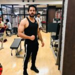 Bharath Instagram - Flexing mode !! 💪🏻💪🏻 weekend motivation 😀😜😜