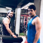 Bharath Instagram - Gym buddies !! Bestie forever !! 😁💪🏻💪🏻🤼‍♀️🏋🏽‍♀️