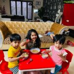 Bharath Instagram - Happy children’s day !! #aadhyan #jayden #niyanthri