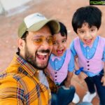 Bharath Instagram - Happy children’s day !! #aadhyan #jayden #niyanthri