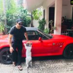 Bharath Instagram - Lazy Tuesday !! Snowy and me !! Negotiation mode !! 😜🐶