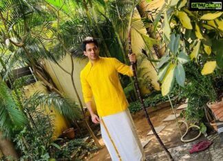 Bharath Instagram - Happy Pongal everyone !!! #pongal #aadhyan #jayden #célébration