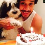 Bharath Instagram - BIRTHDAY BOY “SNOWY” !! 🍰🍰🐶🐶 .. #doglover #birthday 😁😁