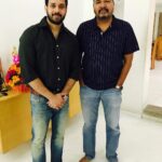 Bharath Instagram – I’m here in this industry as  an actor only coz of this man standing next to me !! My mentor , my Guru !! #happybirthday “SHANKAR SIR” !! Luv u … Amazing creator ..