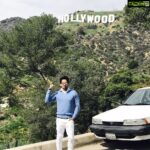 Bharath Instagram - Mrng chennai from #hollywood 🇺🇸😀 Hollywood Sign View Point