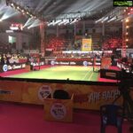 Bharath Instagram - All set to watch #pbl .. chennai smashers vs Mumbai rockets !! Supporting chennai smashers ..#smash podu