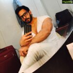 Bharath Instagram – Actors are paid not only for acting but for waiting too !!! Nite shoot # Ahmadabad # !! Lighting up going on .. In my vanity van doing some self obsessed selfies !!💪🏻😀