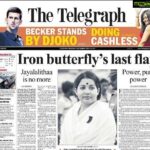 Bharath Instagram - Americas wall post journal write up abt our beloved "AMMA".. we will miss u .. RIP puratchi thalaivi !!!