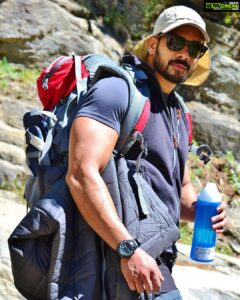 Bharath Instagram - Mrng all !!! Trekking memories !!🏂⛷🎿