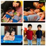 Bharath Instagram - Happy happy 3rd birthday to my two little champs !! Can’t believe it’s 3 years already and both of you are growing up more and more everyday! I sure hope both of you won’t rush growing up😋but I know that this is not with in my control!! 😃 Happy birthday #aadhyan #jayden !! Love ❤️ u loads 😘😘. #happybirthday #boys #fatherhood #love #appa