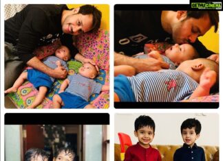 Bharath Instagram - Happy happy 3rd birthday to my two little champs !! Can’t believe it’s 3 years already and both of you are growing up more and more everyday! I sure hope both of you won’t rush growing up😋but I know that this is not with in my control!! 😃 Happy birthday #aadhyan #jayden !! Love ❤️ u loads 😘😘. #happybirthday #boys #fatherhood #love #appa